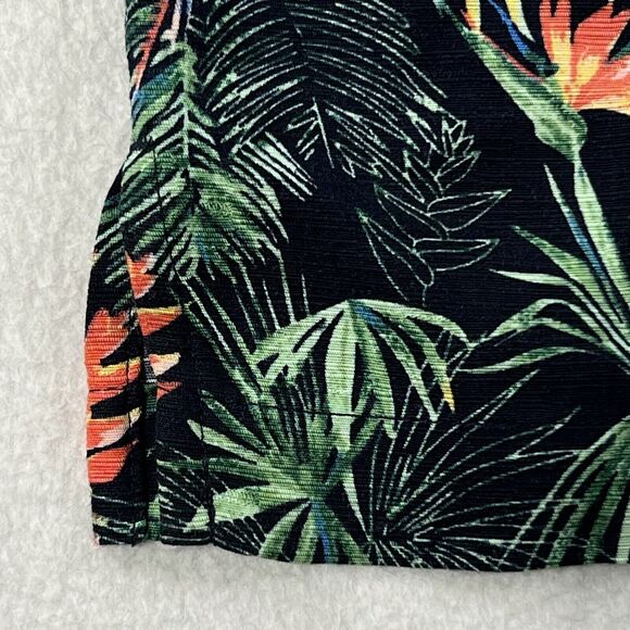 Cubavera Hawaiian Camp Shirt Men's S Button Up Tropical Allover Parrot - Picture 15 of 17